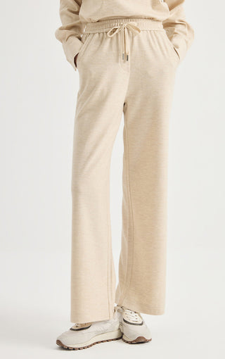 Australian Wool Wide-Leg Drawstring Pants