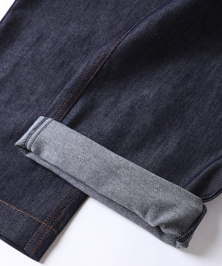 Dark Wash Women's Relaxed Straight-Leg Denim Pants