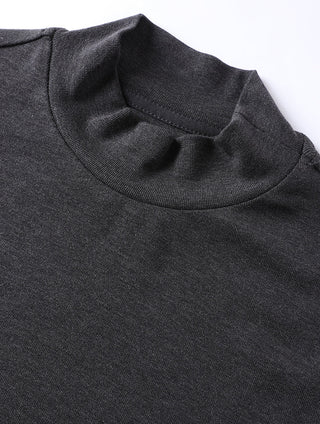 Tencel Blend Women's Mock Neck Knit Top with Pocket Detail