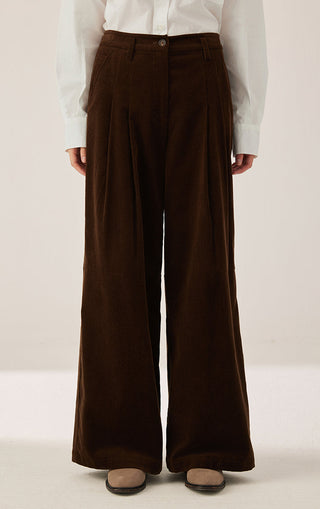 Corduroy Wide-Leg Women’s Pants