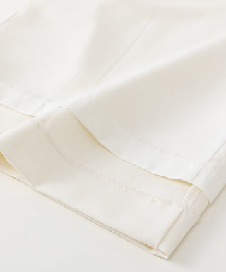 Wool-Blend Wide-Leg Trousers with Beaded Belt Detail