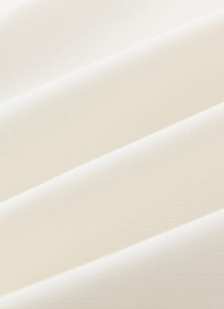 Wool-Blend Wide-Leg Trousers with Beaded Belt Detail