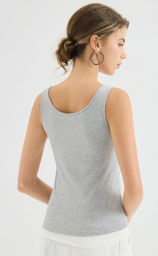 Cotton Blend Tank Top