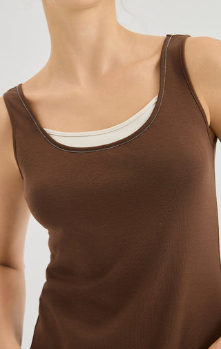 Cotton Blend Tank Top