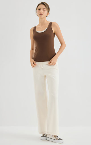 Cotton Blend Tank Top