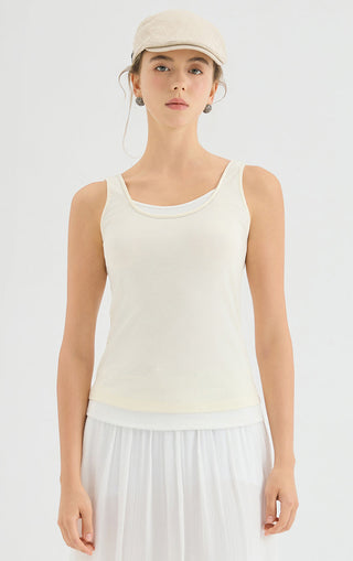 Cotton Blend Tank Top