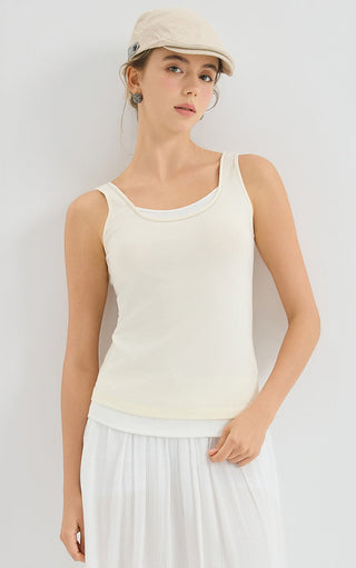 Cotton Blend Tank Top