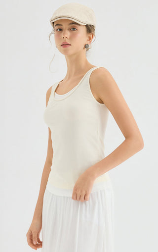 Cotton Blend Tank Top