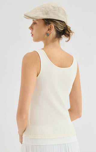 Cotton Blend Tank Top