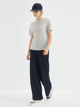 Metallic Stripe T Shirt