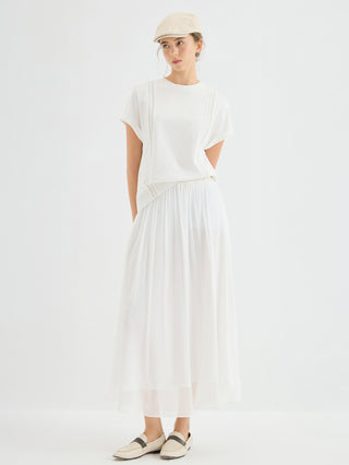 Contrast Trim Short Sleeve Top