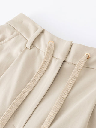 Cotton Modal Lace Trim Bermuda Shorts