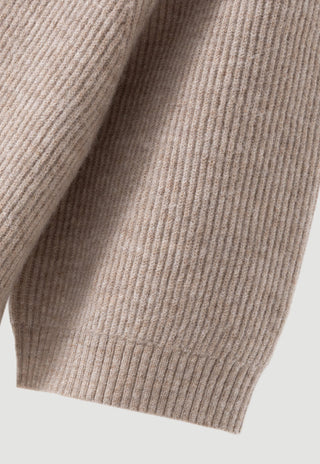 Contrast Trim Rib Knit Short Sleeve Cardigan