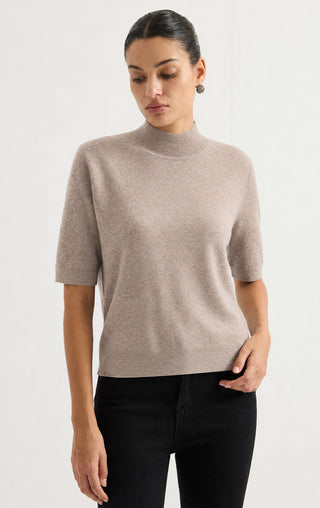 Women’s Cashmere Blend High Neckline Knit Sweater