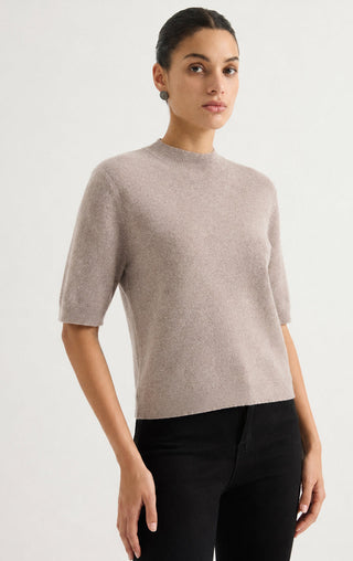 Women’s Cashmere Blend High Neckline Knit Sweater