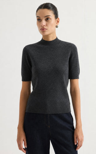Women’s Cashmere Blend High Neckline Knit Sweater