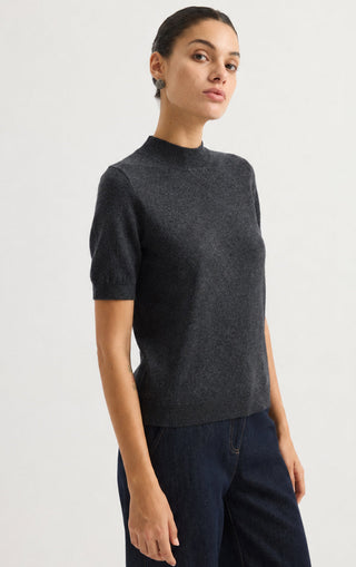 Women’s Cashmere Blend High Neckline Knit Sweater
