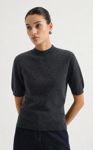 Women’s Cashmere Blend High Neckline Knit Sweater