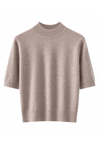 Women’s Cashmere Blend High Neckline Knit Sweater