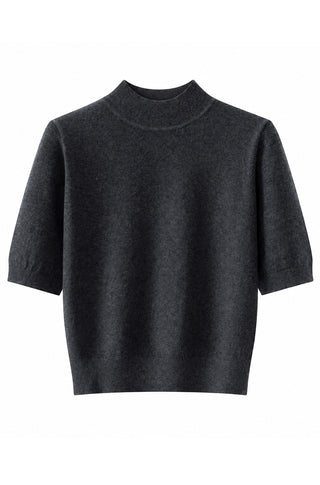Women’s Cashmere Blend High Neckline Knit Sweater
