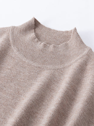 Women’s Cashmere Blend High Neckline Knit Sweater