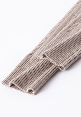 Women’s Cashmere Blend Cable Knit Cardigan