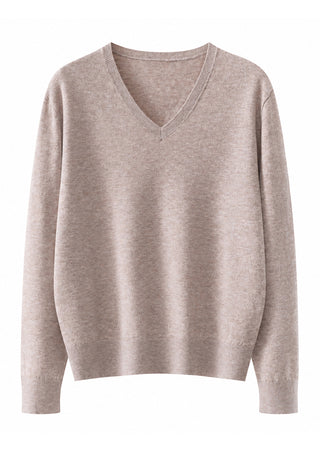 Women’s Cashmere Blend V Neck Knit Pullover