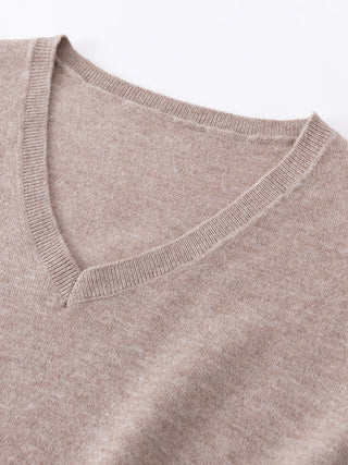 Women’s Cashmere Blend V Neck Knit Pullover