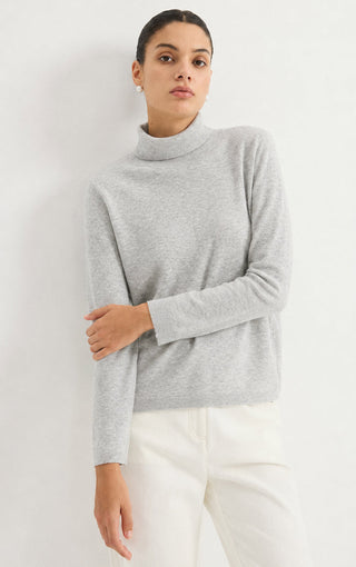 Women's Cashmere Blend Turtleneck Knit Sweater