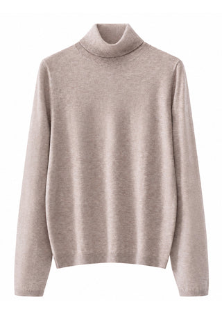 Women's Cashmere Blend Turtleneck Knit Sweater