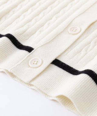 Women's Cashmere Blend Cable Knit Cardigan
