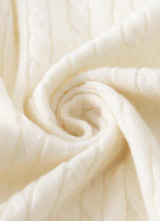 Women's Cashmere Blend Cable Knit Cardigan