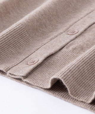 Women’s Cashmere Blend Knit Cardigan with Tie Detail