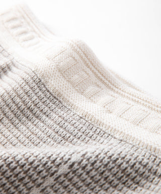 Wool and Cashmere Textured Knit Skirt