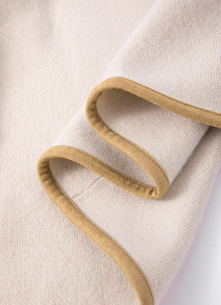 Wool and Cashmere Contrast-Trim Jacket