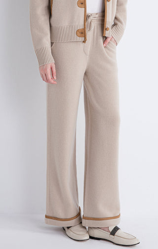 Wool-Cashmere Women’s Lounge Knit Pants