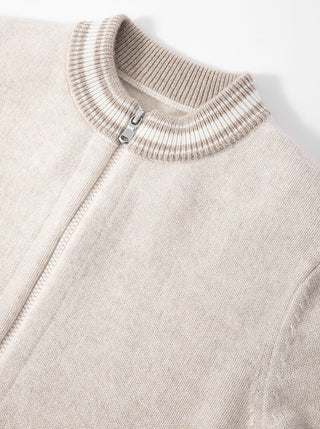 Pure cashmere Double Zip Cardigan