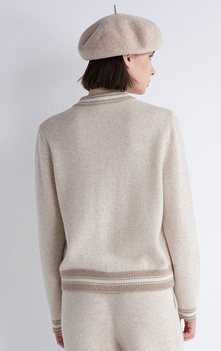 Pure cashmere Double Zip Cardigan