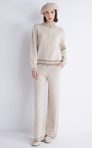 Pure cashmere Double Zip Cardigan