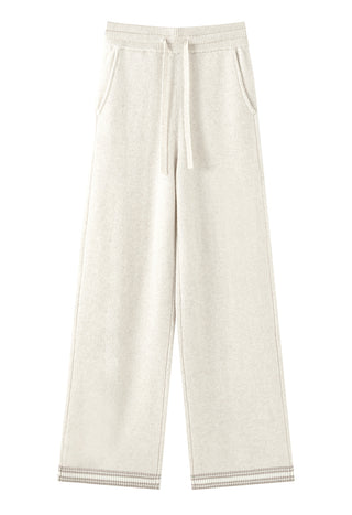 Pure cashmere Wide-Leg Knit Pants