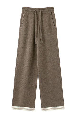 Pure cashmere Wide-Leg Knit Pants
