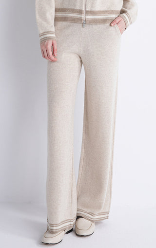 Pure cashmere Wide-Leg Knit Pants