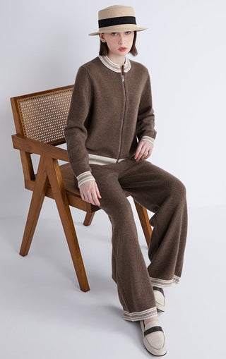 Pure cashmere Wide-Leg Knit Pants