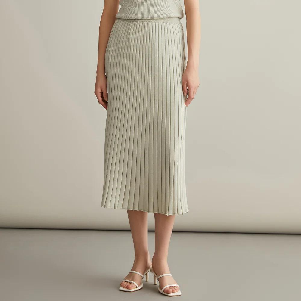 Women’s Merino Wool Silk Fishtail Skirt