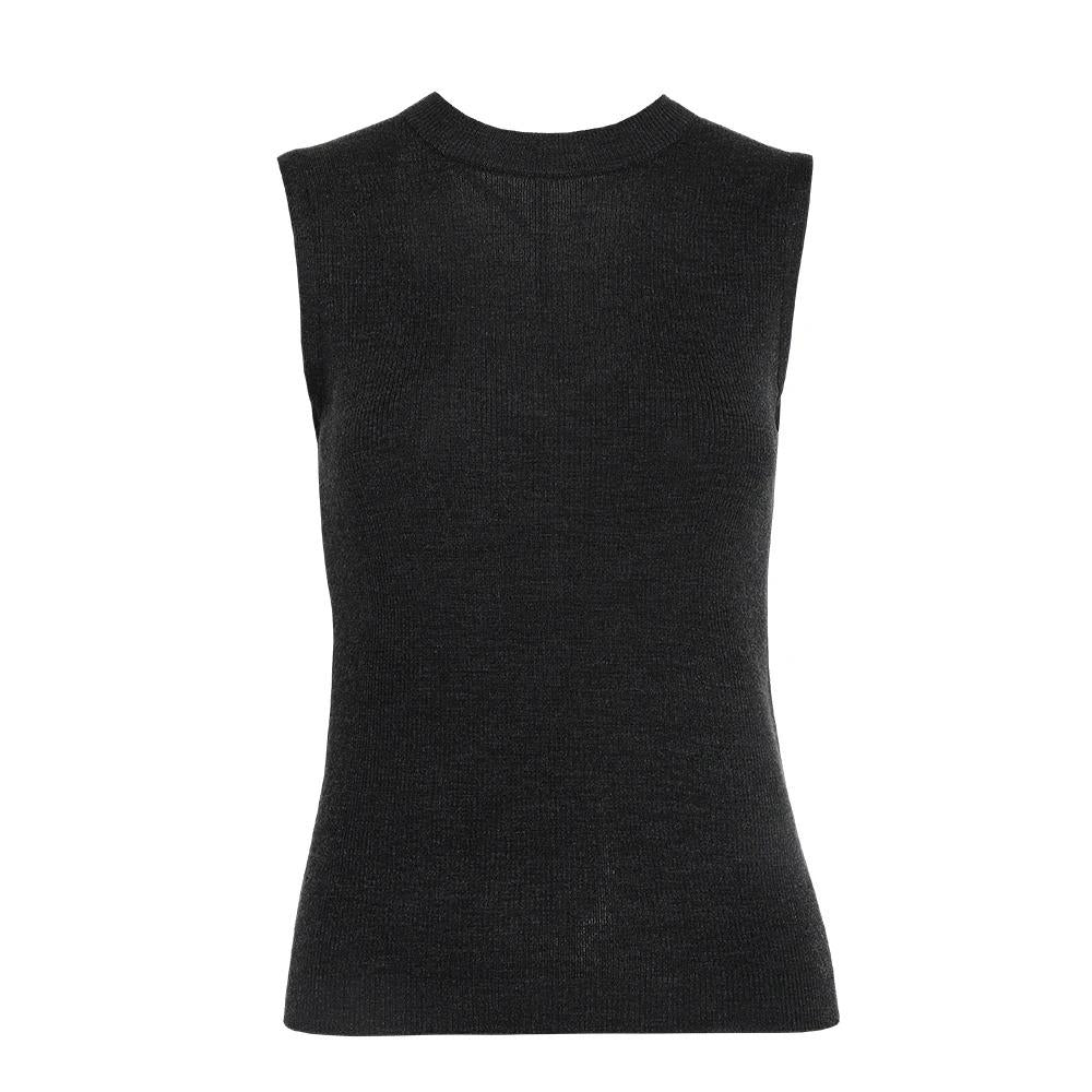 Women's  Silk & Merino Wool Knitted Vest Top