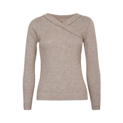 Women's Thin High-Quality Wool Knit Pullover top