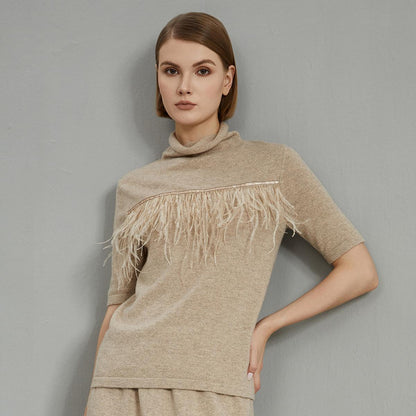 Women's Cashmere Turtle Neck Sweater