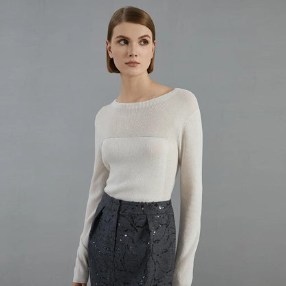 Women’s Autumn Wool Knitted Pullover Top