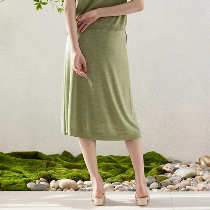 Women’s Merino Wool Silk Skirt