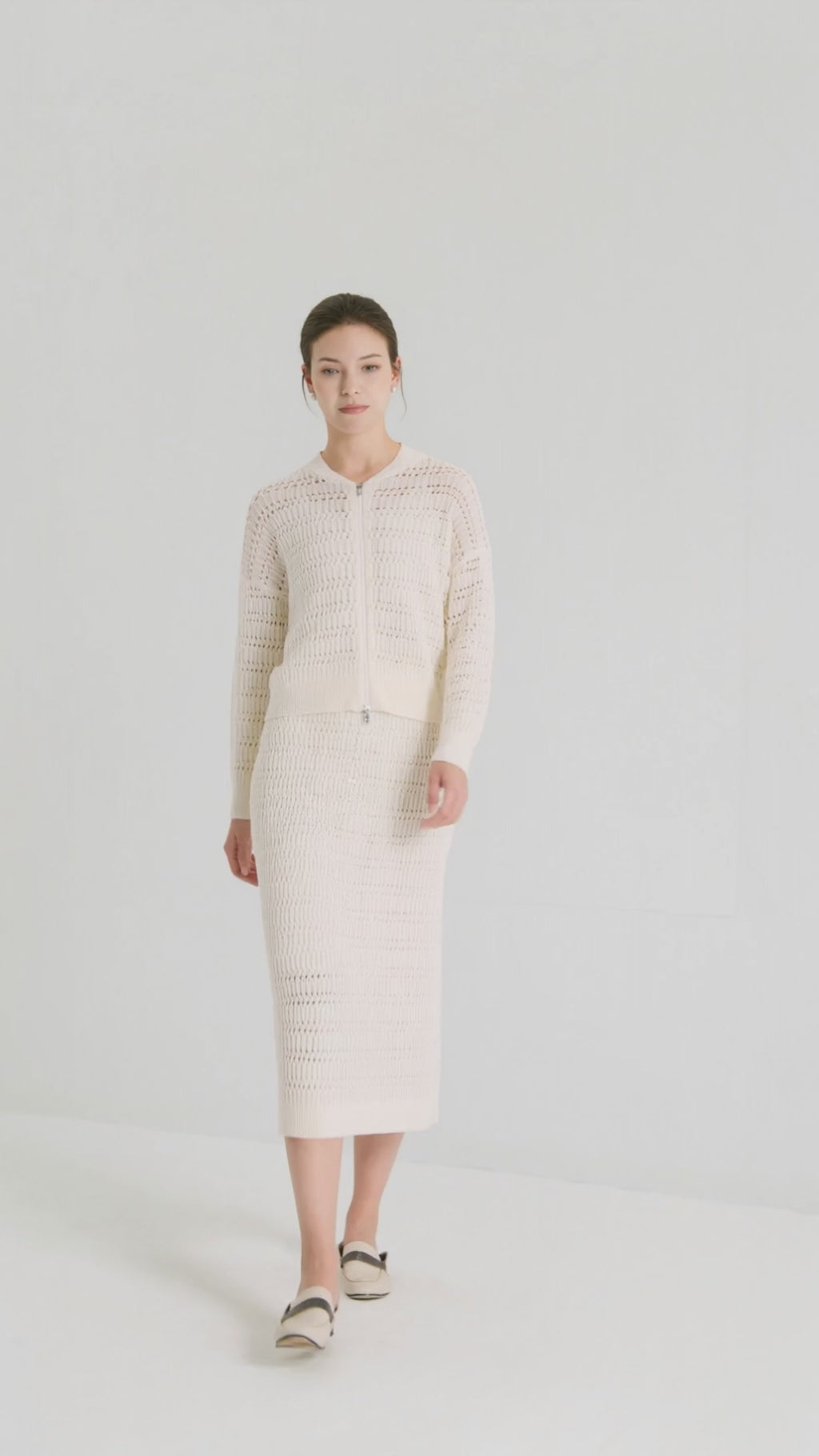 Linen Sequin Yarn Open-Knit Sweater - serathinan 